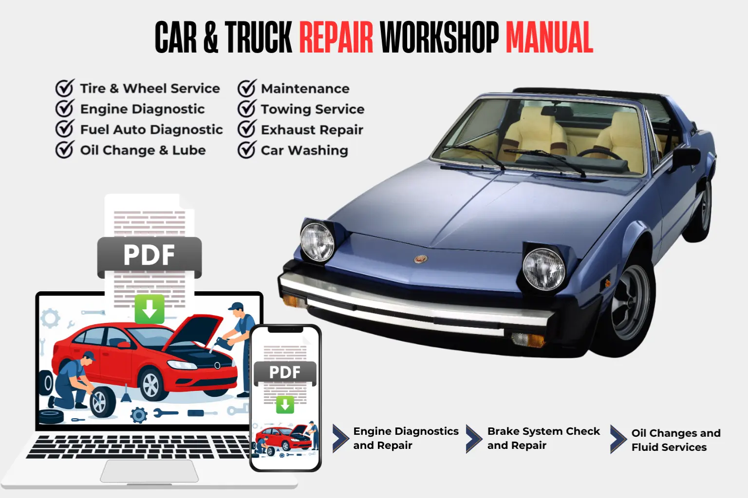 1983 Fiat Coupe Repair Manual