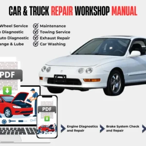 Acura Integra 1992 Repair Manual, Workshop Acura Integra 1992 Service Manual