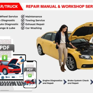 1991 Audi 100 Quattro Sedan, Audi A4 Quattro Sedan Car Repair Manual