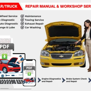 1997 Chevrolet Lumina, 1998 Chevrolet Monte Carlo, Chevrolet Impala Car Repair Manual